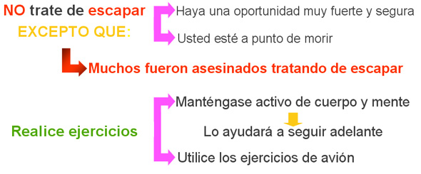 Recomendaciones ante secuestro no intente escapar realice ejercicio 